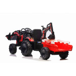 Elektrický traktor 720-T - červený
